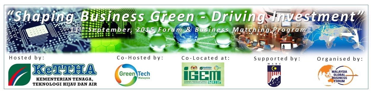 Shaping Business Green - Driving Investment Banner