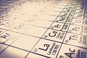 Rare earth elements chart. Photo for illustrative purposes only. | Photo by Antione2K/Canva Pro