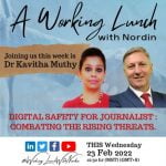 A Working Lunch with Nordin Featuring Dr Kavitha Muthy