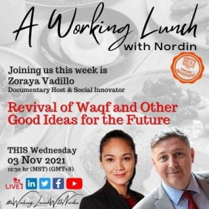A Working Lunch with Nordin featuring Zoraya Jaione Vadillo