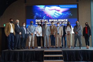 Deputy Minister of Communications and Multimedia, YB Datuk Zahidi Zainul Abidin with speakers at the Malaysia Global Business Forum (MGBF) Roundtable on 'Digital Resilience in the Corporate Sector'. Element by Westin Kuala Lumpur, 29 March 2022. | File Photo/MGBF
